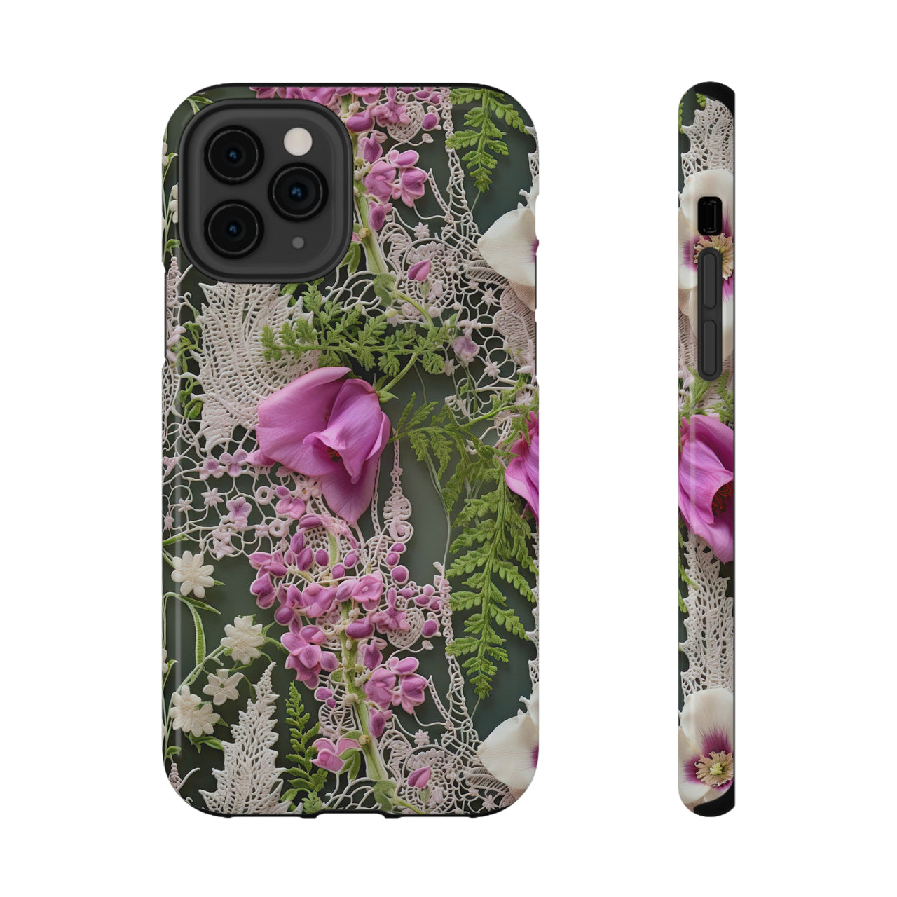 Woodland Whispers Impact-Resistant Cases for iPhone 11, iPhone 11 Pro, and iPhone 11 Pro Max. Supports Wireless Charging.