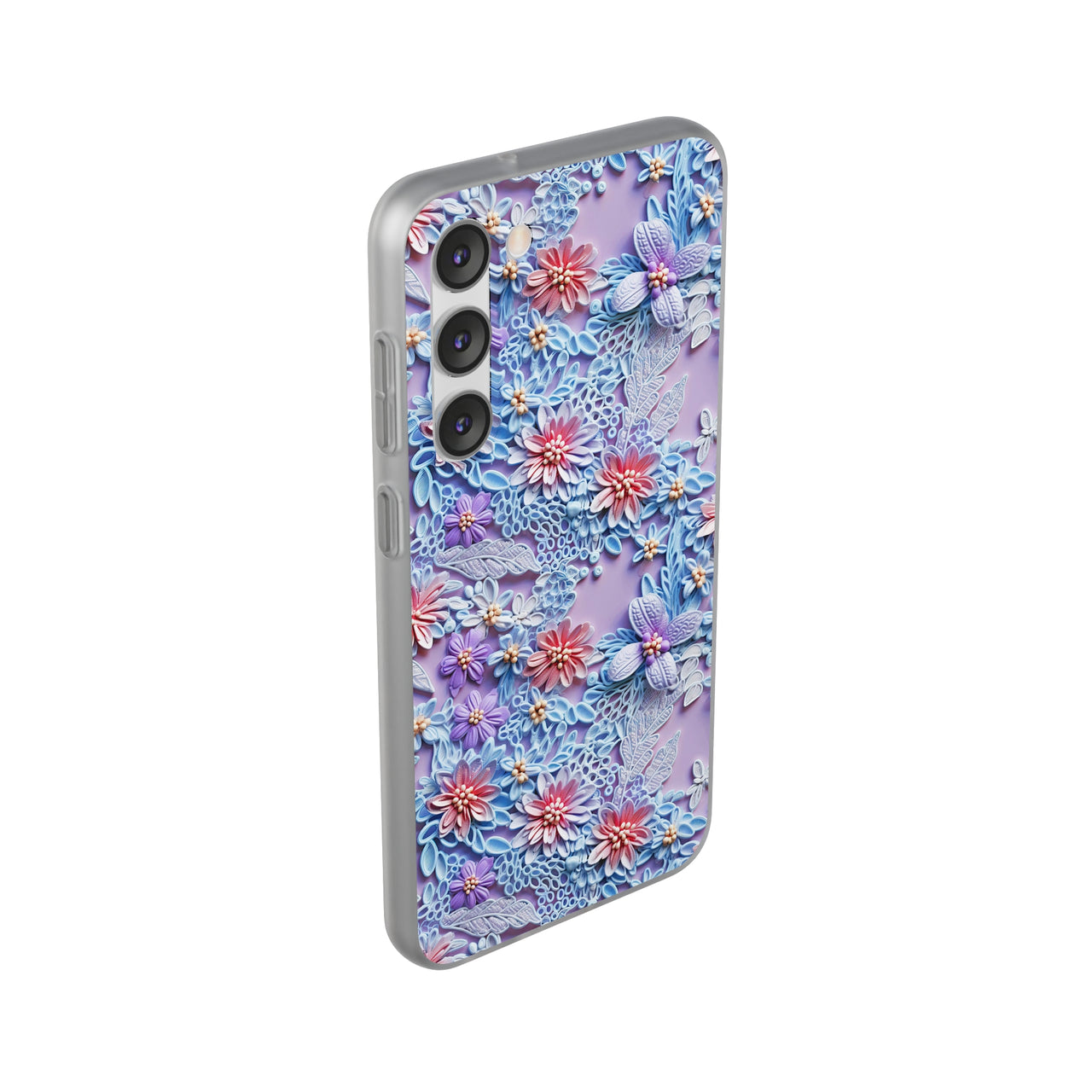 Cotton Candy Meadow - Flexi Cases for Samsung Galaxy S23, Samsung Galaxy S23 Plus, and Samsung Galaxy S23 Ultra