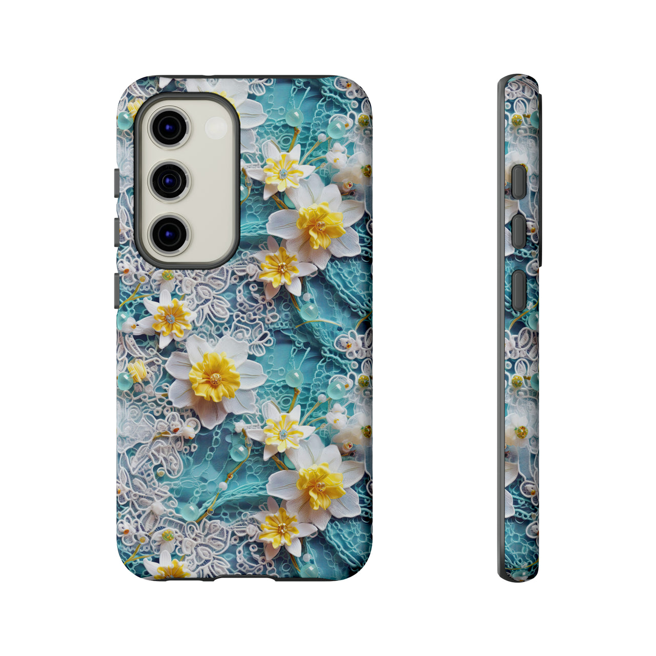 Daffodil for March Birthday - Tough Case for Samsung Galaxy S23, Samsung Galaxy S23 Plus, and Samsung Galaxy S23 Ultra