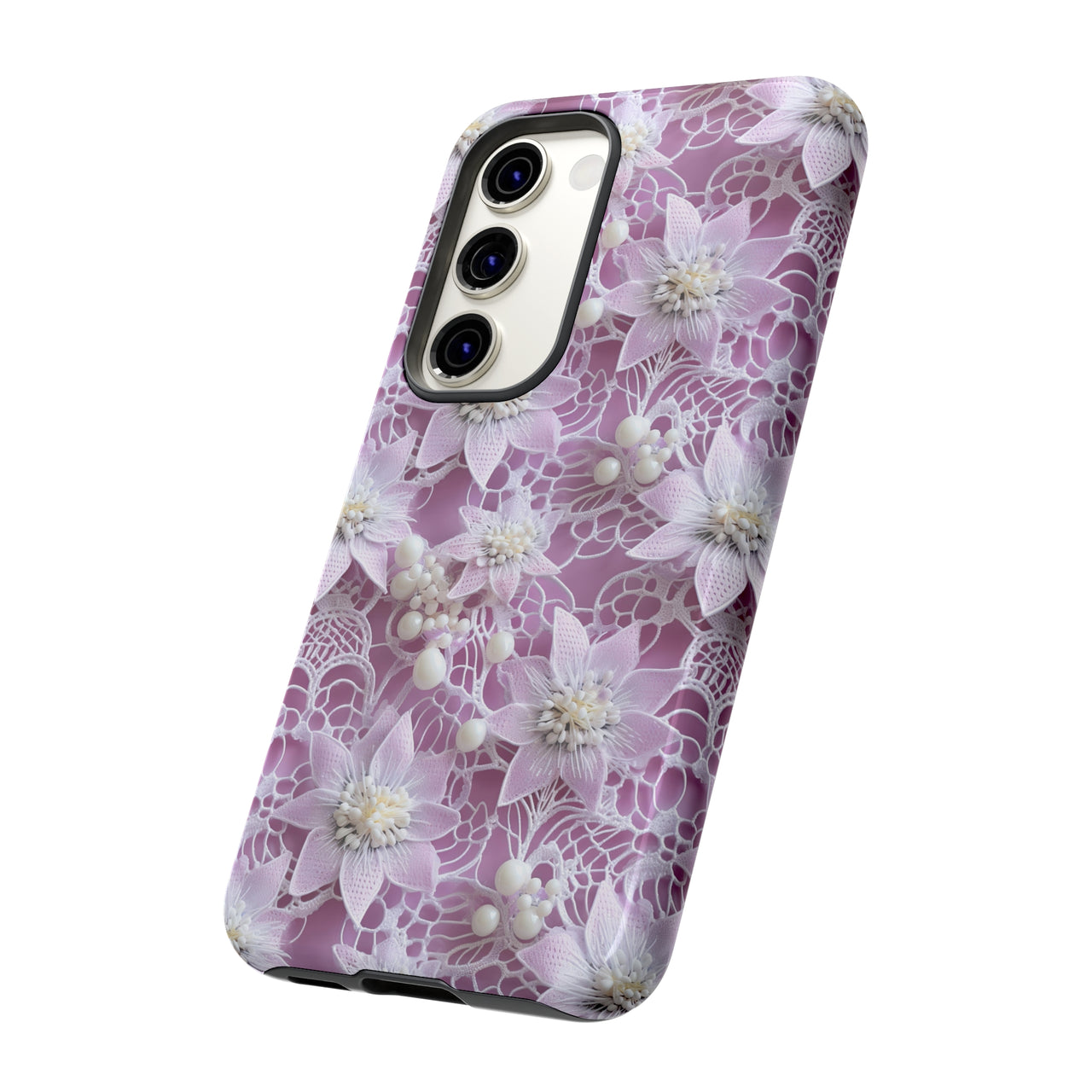 Coquette Clematis Tough Cases for Samsung Galaxy S23, Samsung Galaxy S23 Plus, and Samsung Galaxy S23 Ultra