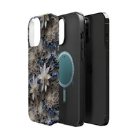 Thumbnail for Vintage Lace and Clematis MagSafe Tough Cases for iPhone 13, iPhone 13 Mini, iPhone 13 Pro, and iPhone 13 Pro Max.