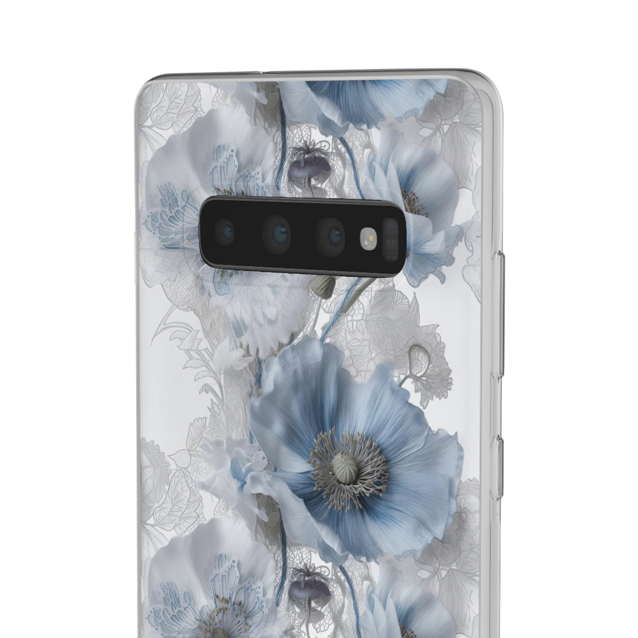 Himalayan Blue Poppy - Flexi Cases for Samsung Galaxy S23, Samsung Galaxy S23 Plus, and Samsung Galaxy S23 Ultra