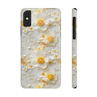 Thumbnail for Yellow and White Floral - Slim Phone Cases for iPhone X, iPhone XR, iPhone XS, and iPhone XS MAX