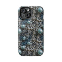 Thumbnail for Sea Foam Lace and Pearls - MagSafe Tough Case for iPhone 15, iPhone 15 Pro, iPhone 15 Plus, & iPhone 15 Pro Max