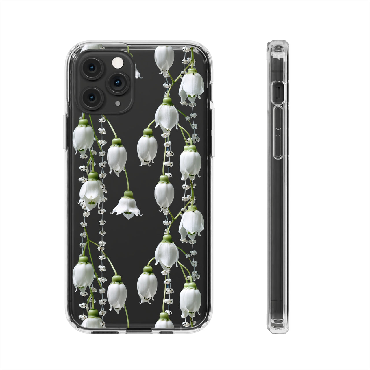 *Clear Case* Canterbury Bells - iPhone 11, iPhone 11 Pro, iPhone 11 Pro Max - Supports Wireless Charging