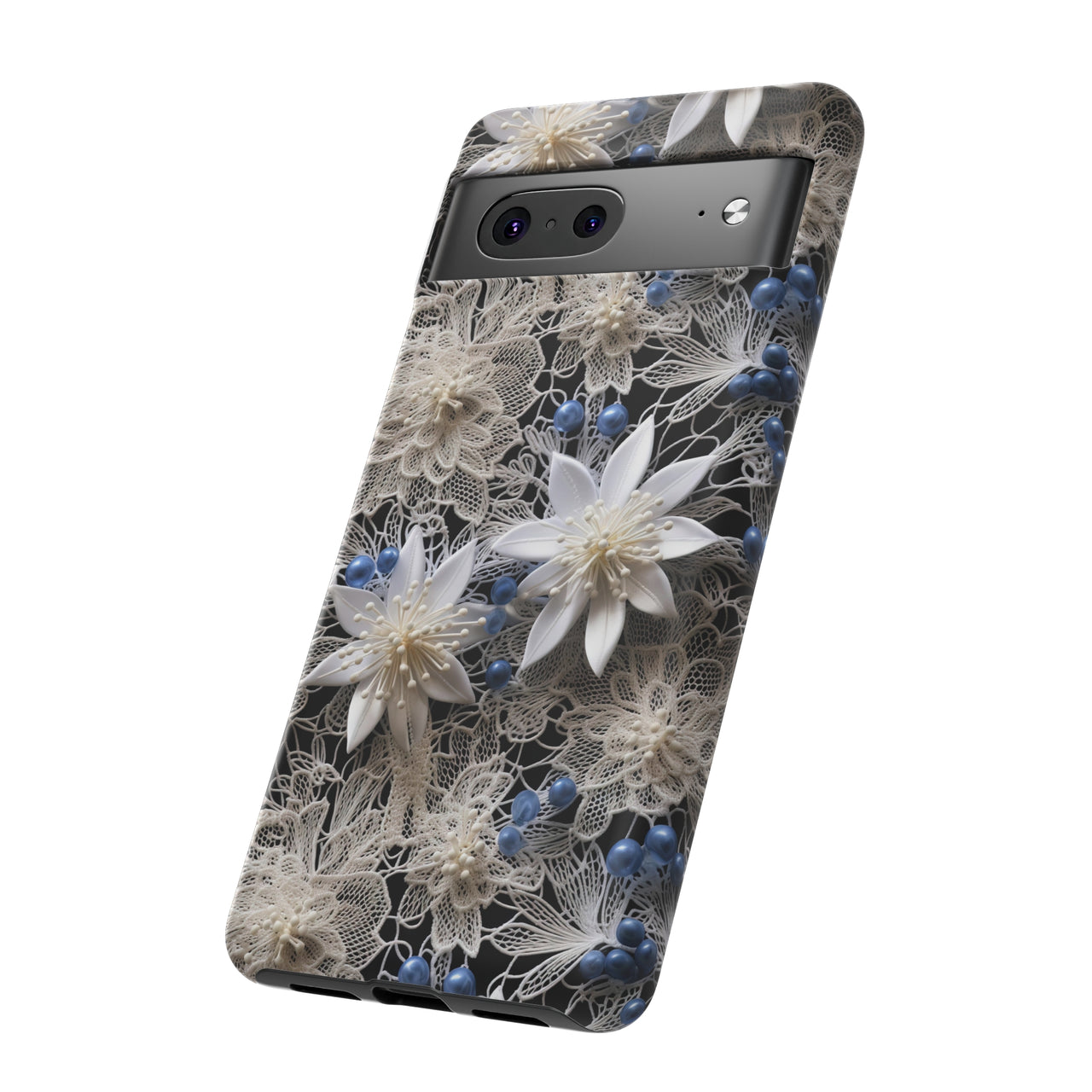 Vintage Lace and Clematis Tough Case for Google Pixel 7