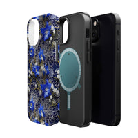 Thumbnail for Cerulean Elegance MagSafe Tough Cases for iPhone 13, iPhone 13 Mini, iPhone 13 Pro, and iPhone 13 Pro Max.