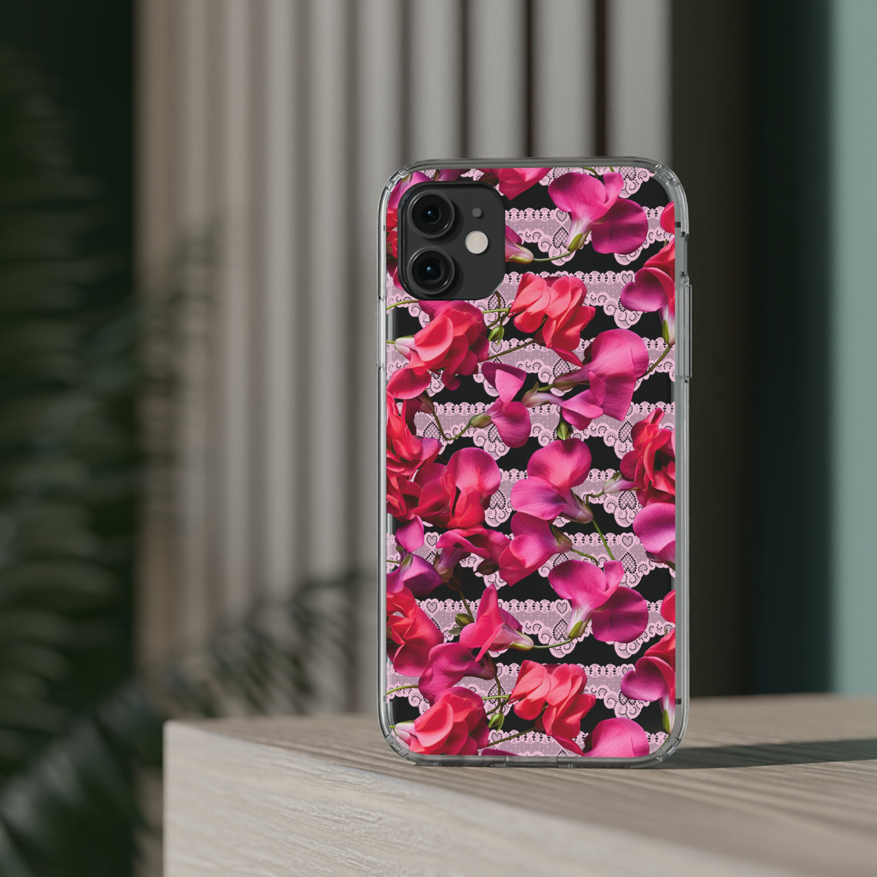 *Clear Case* The Sweetest Pea - iPhone 11, iPhone 11 Pro, iPhone 11 Pro Max - Supports Wireless Charging