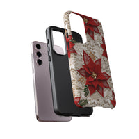 Thumbnail for Christmas Poinsettia Tough Cases for Samsung Galaxy S23, Samsung Galaxy S23 Plus, and Samsung Galaxy S23 Ultra