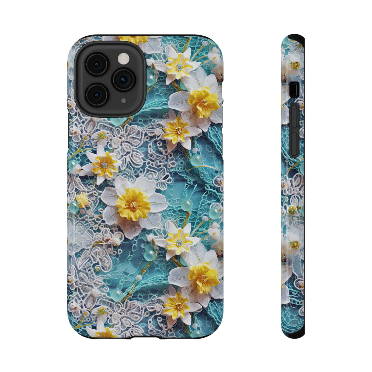 Daffodil for March Birthday - Impact-Resistant Cases for iPhone 11, iPhone 11 Pro, and iPhone 11 Pro Max. Supports Wireless Charging.