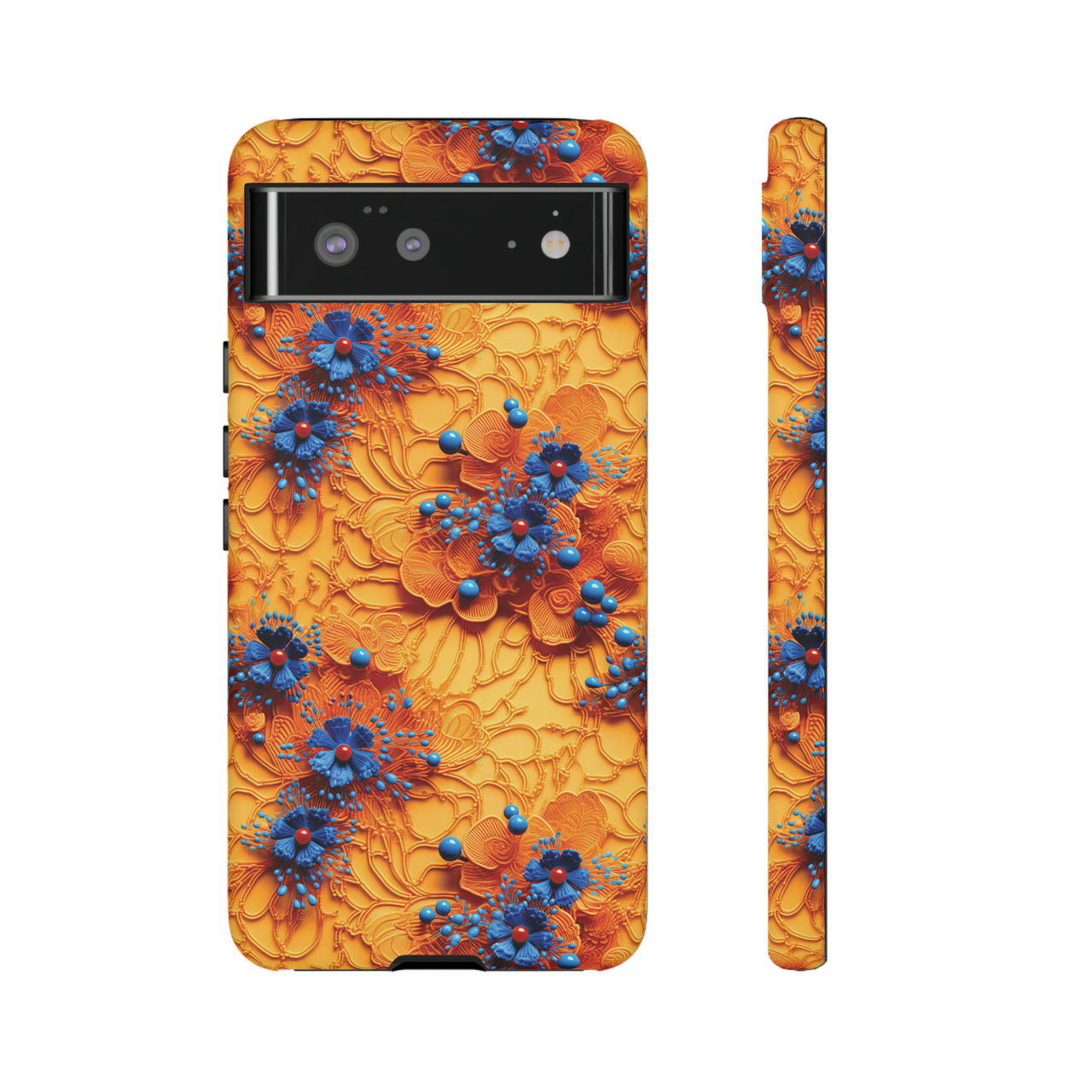 Royal Ryukyu Blossoms - Tough Case for Google Pixel 6 and Google Pixel 6 Pro