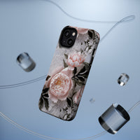 Thumbnail for Pink Peony MagSafe Tough Cases for iPhone 13, iPhone 13 Mini, iPhone 13 Pro, and iPhone 13 Pro Max.