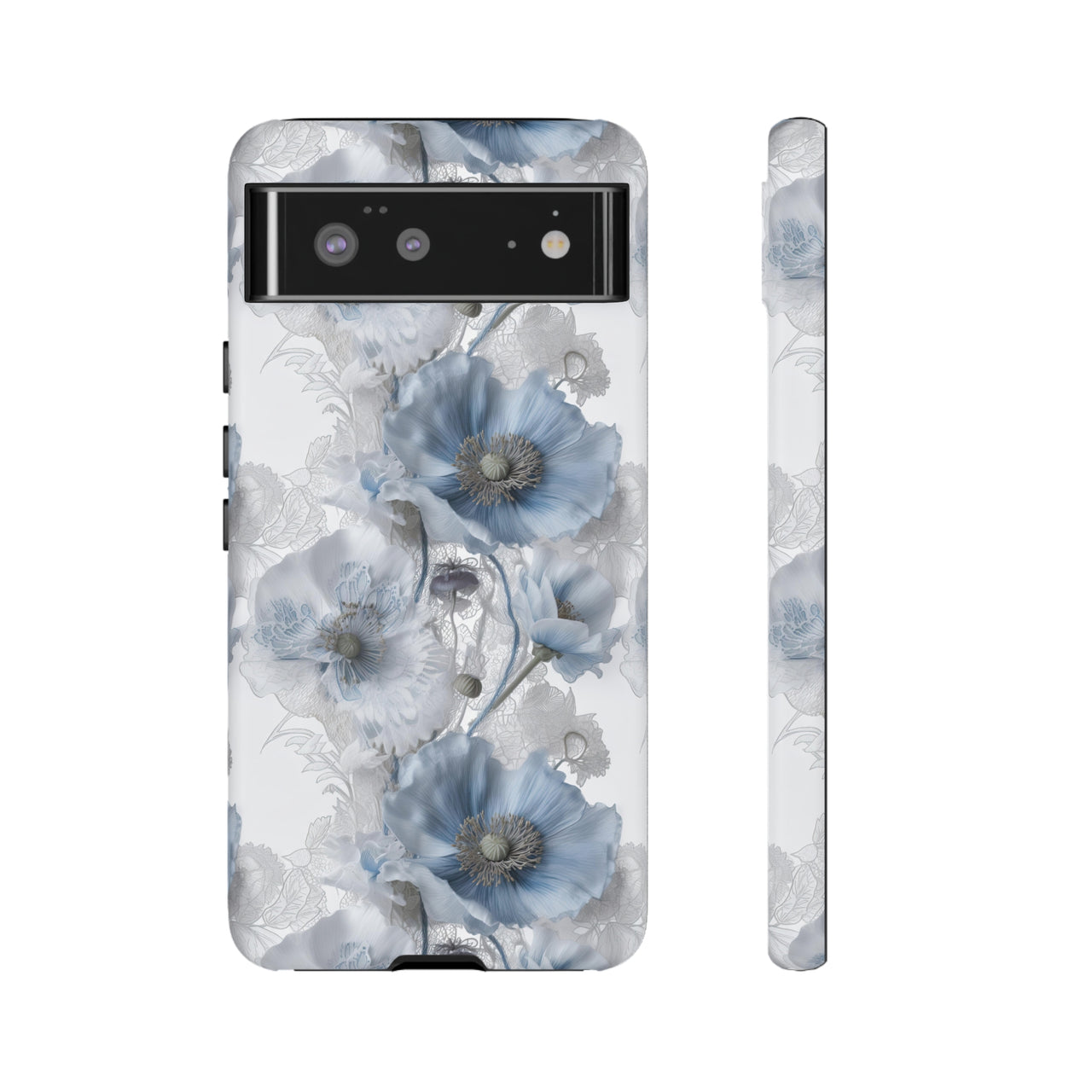 Himalayan Blue Poppy Tough Cases for Google Pixel 6 and Google Pixel 6 Pro