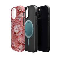 Thumbnail for Floral Champagne Toast MagSafe Tough Cases for iPhone 13, iPhone 13 Mini, iPhone 13 Pro, and iPhone 13 Pro Max.