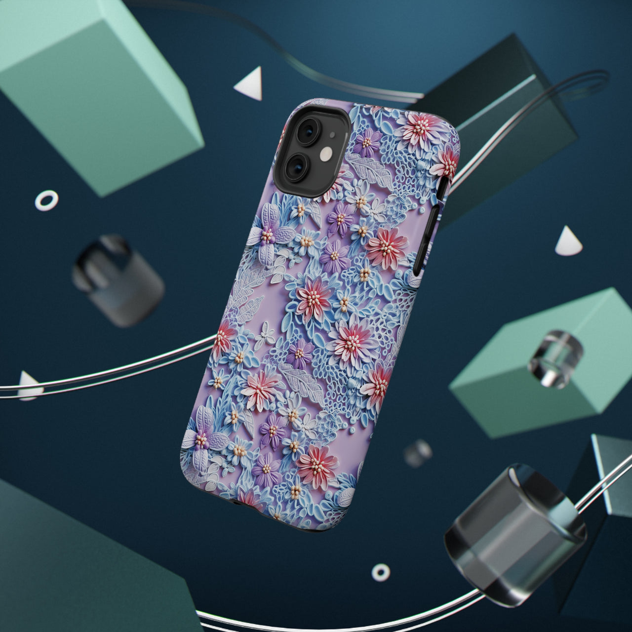 Cotton Candy Meadow - Impact-Resistant Cases for iPhone 11, iPhone 11 Pro, and iPhone 11 Pro Max. Supports Wireless Charging.