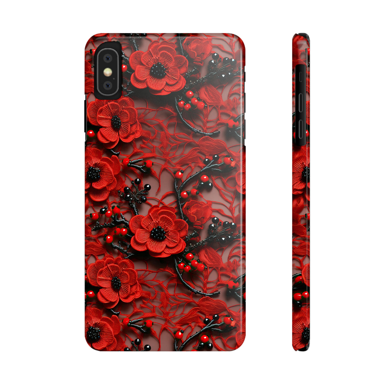 Scarlet Temptation - Slim Phone Cases for iPhone X, iPhone XR, iPhone XS, and iPhone XS MAX