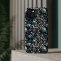 Thumbnail for Sea Foam Lace and Pearls MagSafe Tough Cases for iPhone 14, iPhone 14 Pro, iPhone 14 Plus, and iPhone 14 Pro Max