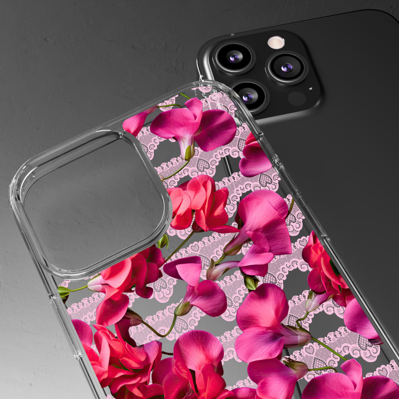 *Clear Case* The Sweetest Pea - iPhone 13, iPhone 13 Mini, iPhone 13 Pro, iPhone 13 Pro Max - Supports Wireless Charging