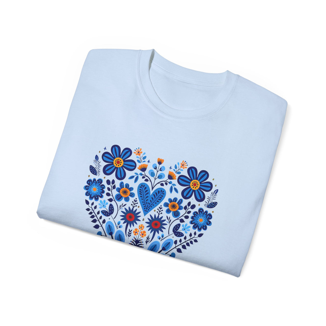 Flower Heart Unisex Ultra Cotton Tee