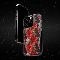 Thumbnail for *Clear Case* Enchanting Amaryllis - iPhone 14, iPhone 14 Pro, iPhone 14 Plus, iPhone 14 Pro Max - Supports Wireless Charging