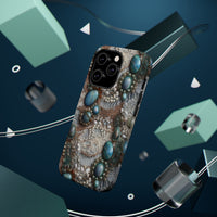 Thumbnail for Boho Agate and Lace MagSafe Tough Cases for iPhone 14, iPhone 14 Pro, iPhone 14 Plus, and iPhone 14 Pro Max