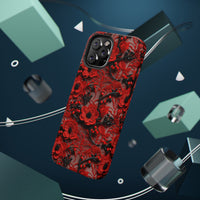 Thumbnail for Scarlet Temptation Impact-Resistant Case for iPhone 12, iPhone 12 Mini, iPhone 12 Pro, and iPhone 12 Pro Max. Supports Wireless Charging.