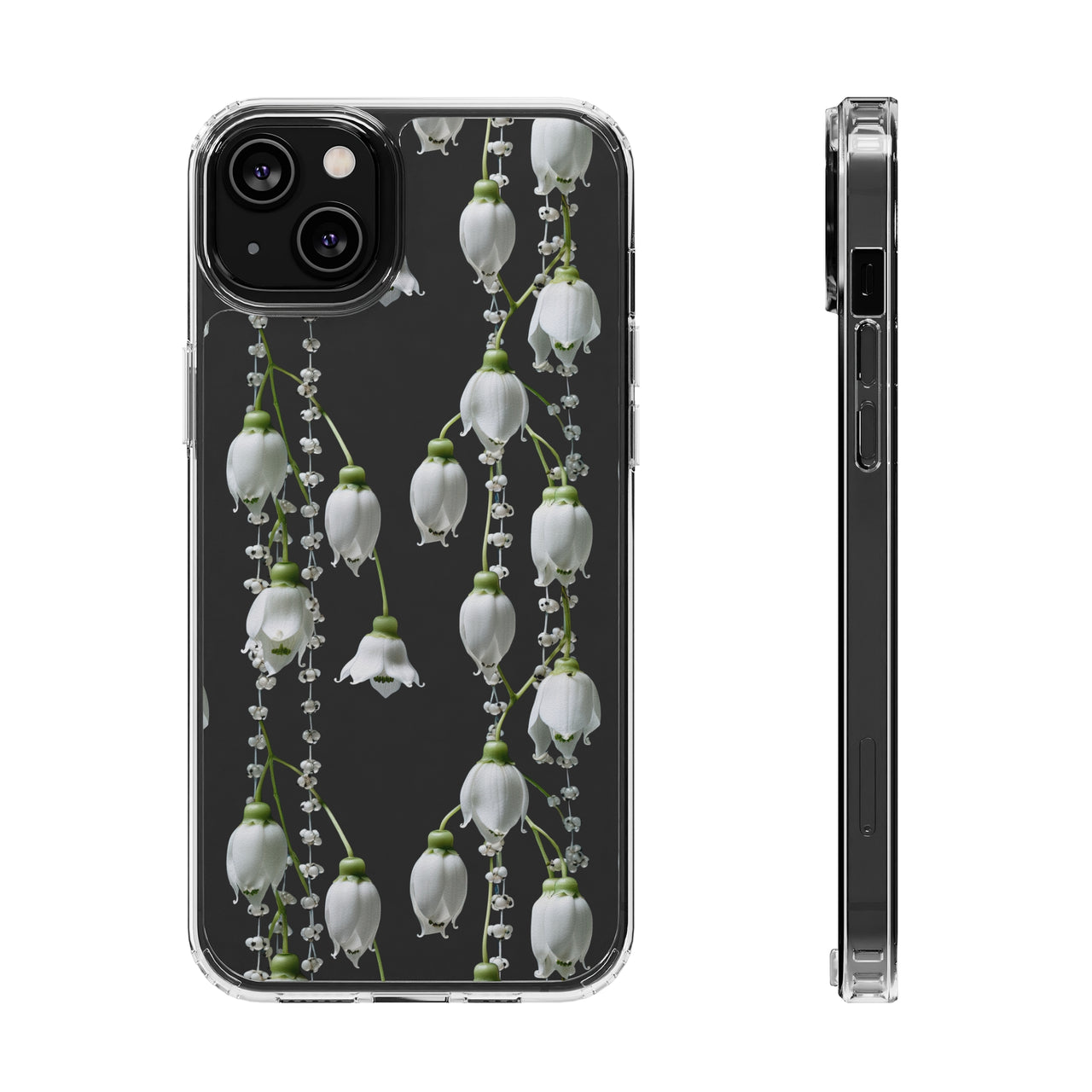 *Clear Case* Canterbury Bells - iPhone 14, iPhone 14 Pro, iPhone 14 Plus, iPhone 14 Pro Max - Supports Wireless Charging