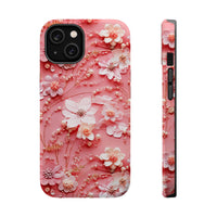 Thumbnail for Floral Champagne Toast MagSafe Tough Cases for iPhone 14, iPhone 14 Pro, iPhone 14 Plus, and iPhone 14 Pro Max