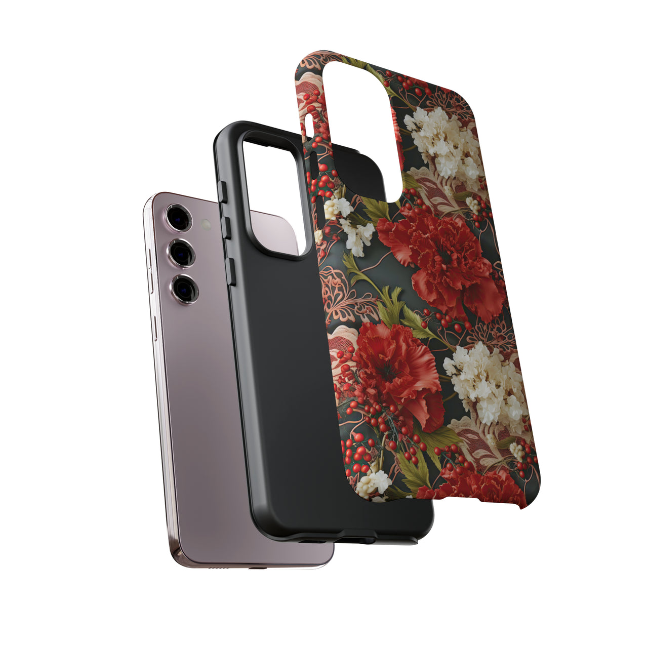 Carnation for January Birthday - Tough Case for Samsung Galaxy S23, Samsung Galaxy S23 Plus, and Samsung Galaxy S23 Ultra