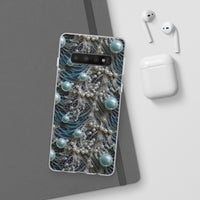 Thumbnail for Sea Foam Lace and Pearls - Flexi Cases for Samsung Galaxy S10, Samsung Galaxy S10E, & Samsung Galaxy S10 Plus