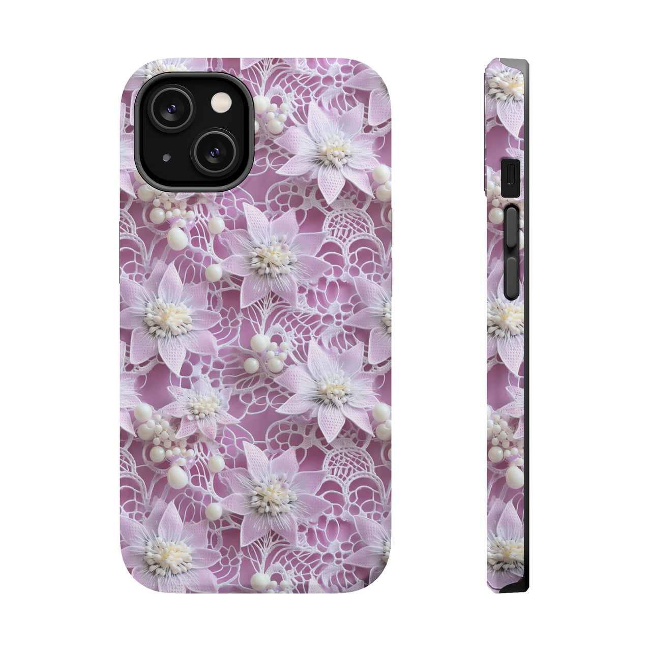 Coquette Clematis MagSafe Tough Cases for iPhone 14, iPhone 14 Pro, iPhone 14 Plus, and iPhone 14 Pro Max