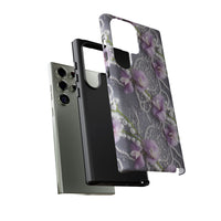 Thumbnail for Purple Sweet Pea Tough Cases for Samsung Galaxy S23, Samsung Galaxy S23 Pls, and Samsung Galaxy S23 Ultra