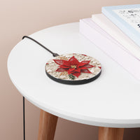 Thumbnail for Christmas Poinsettia Wireless Charger for Qi Enabled Phones