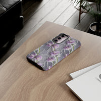 Thumbnail for Purple Sweet Pea Tough Cases for Samsung Galaxy S23, Samsung Galaxy S23 Pls, and Samsung Galaxy S23 Ultra