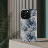 Thumbnail for Himalayan Blue Poppy MagSafe Tough Cases for iPhone 13, iPhone 13 Mini, iPhone 13 Pro, and iPhone 13 Pro Max.