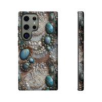 Thumbnail for Boho Agate and Lace Tough Cases for Samsung Galaxy S23, Samsung Galaxy S23 Plus, and Samsung Galaxy S23 Ultra