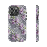 Thumbnail for Purple Sweet Pea Tough Case for iPhone 15, iPhone 15 Pro, iPhone 15 Plus, and iPhone 15 Pro Max