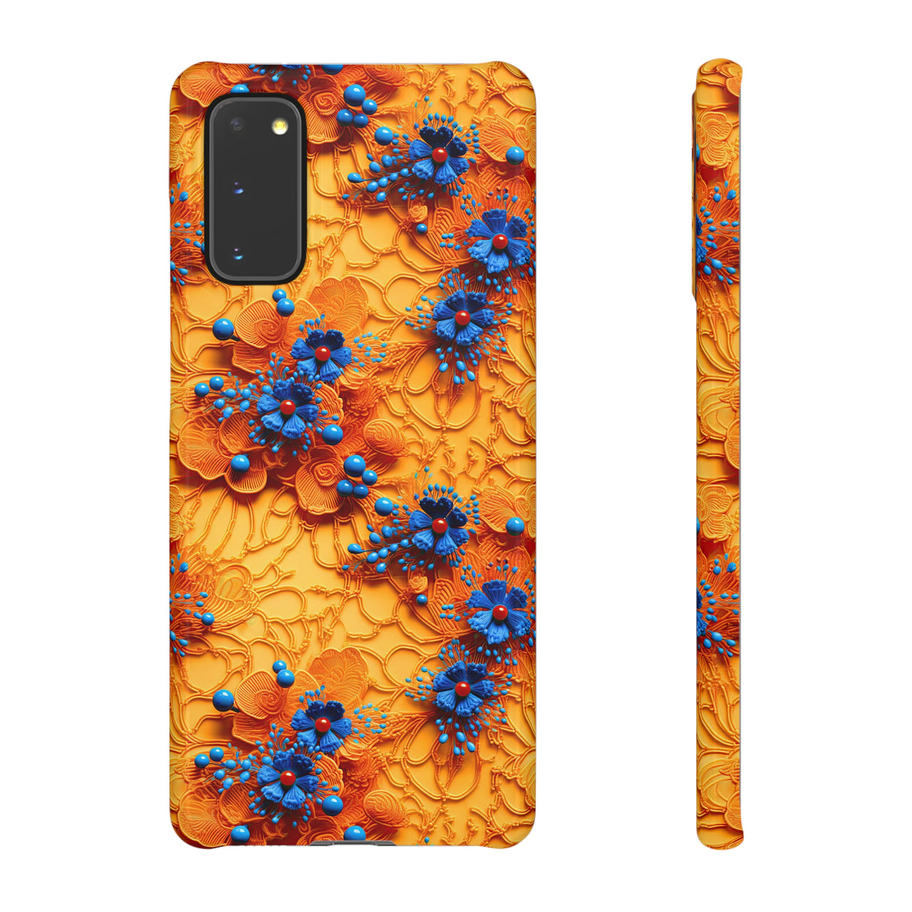 Royal Ryukyu Blossoms - Snap Case for Samsung Galaxy S20, Samsung Galaxy S20+, Samsung Galaxy S20 Ultra, & Samsung Galaxy S20 FE