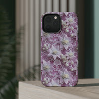 Thumbnail for Coquette Clematis MagSafe Tough Cases for iPhone 13, iPhone 13 Mini, iPhone 13 Pro, and iPhone 13 Pro Max.