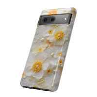 Thumbnail for White and Yellow Floral Tough Case for Google Pixel 7