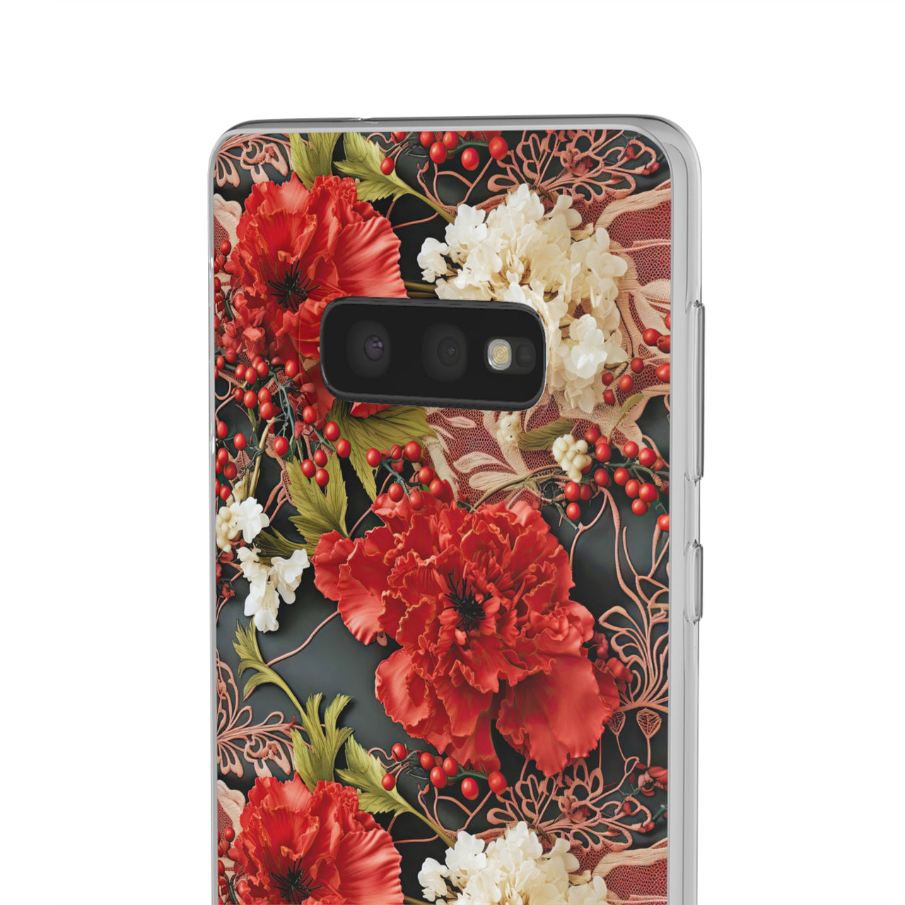 Carnation for January Birthday - Flexi Cases for Samsung Galaxy S23, Samsung Galaxy S23 Plus, and Samsung Galaxy S23 Ultra