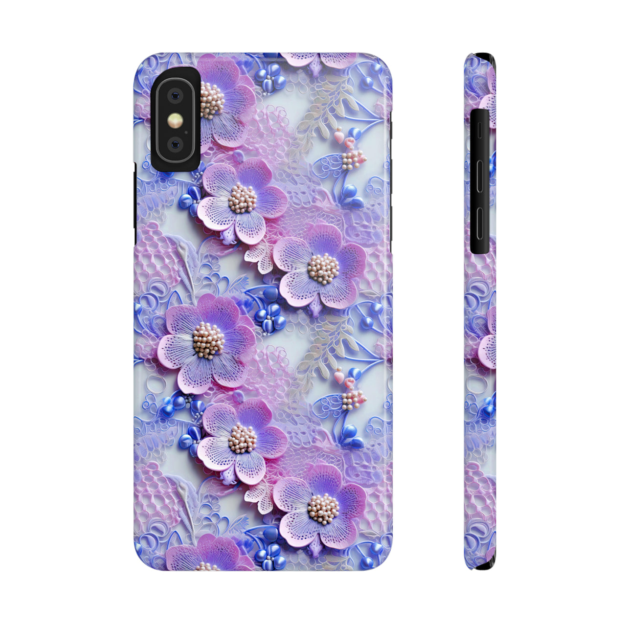 Pink and Purple Harmony - Slim Phone Cases for iPhone X, iPhone XR, iPhone XS, and iPhone XS MAX