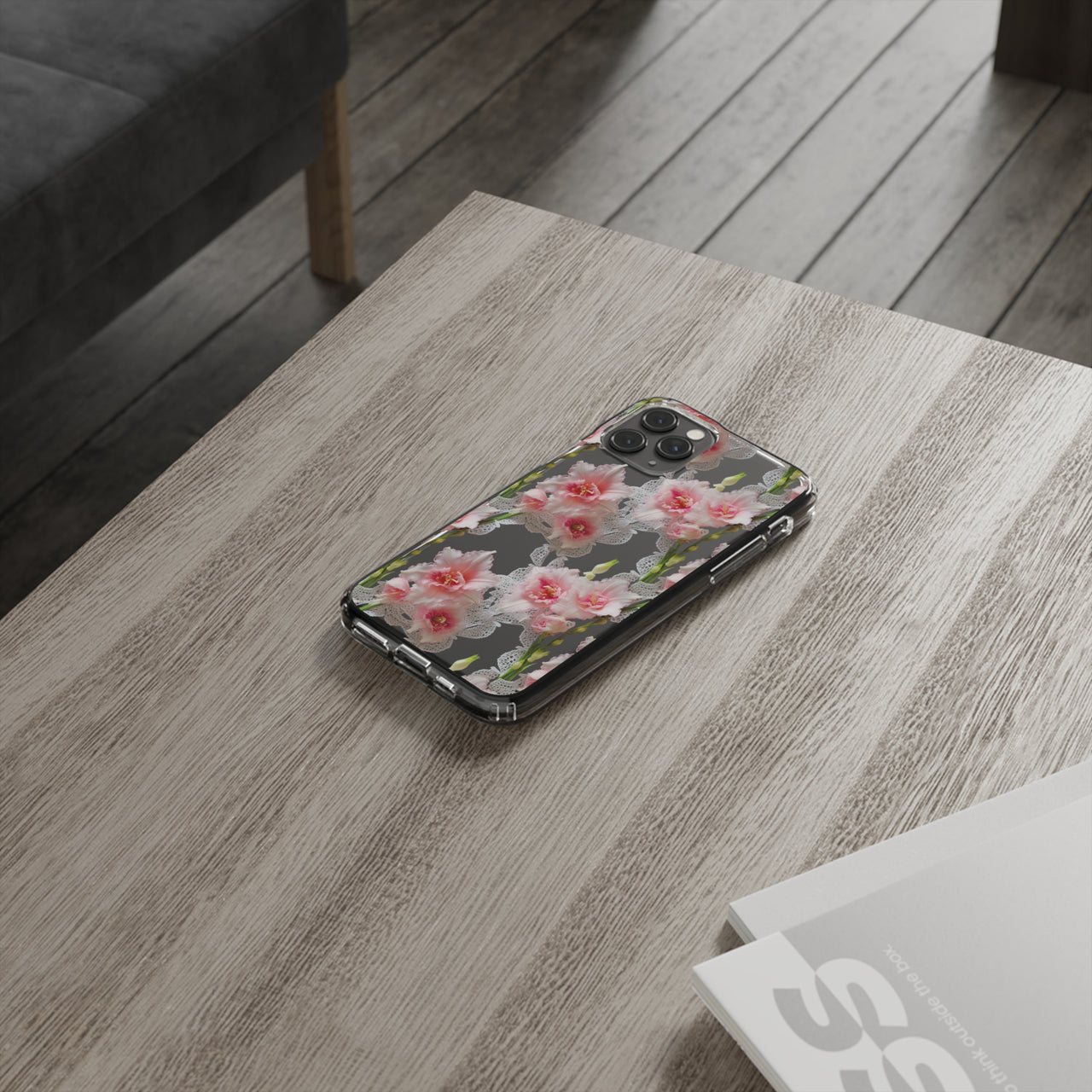 *Clear Case* Gladioli Garden - iPhone 11, iPhone 11 Pro, iPhone 11 Pro Max - Supports Wireless Charging