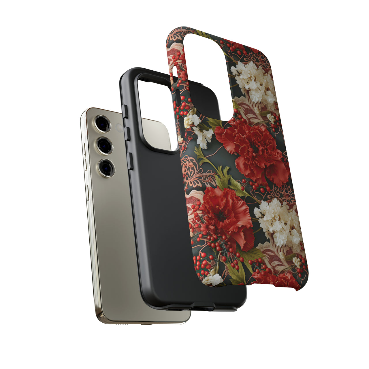 Carnation for January Birthday - Tough Case for Samsung Galaxy S23, Samsung Galaxy S23 Plus, and Samsung Galaxy S23 Ultra