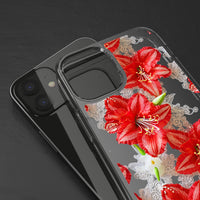 Thumbnail for *Clear Case* Enchanting Amaryllis - iPhone 12, iPhone 12 Mini, iPhone 12 Pro, iPhone 12 Pro Max - Supports Wireless Charging