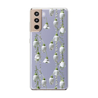 Thumbnail for *Clear Case* Canterbury Bells - Samsung Galaxy S21, Samsung Galaxy S21 Plus, Samsung Galaxy S21 Ultra - Supports Wireless Charging