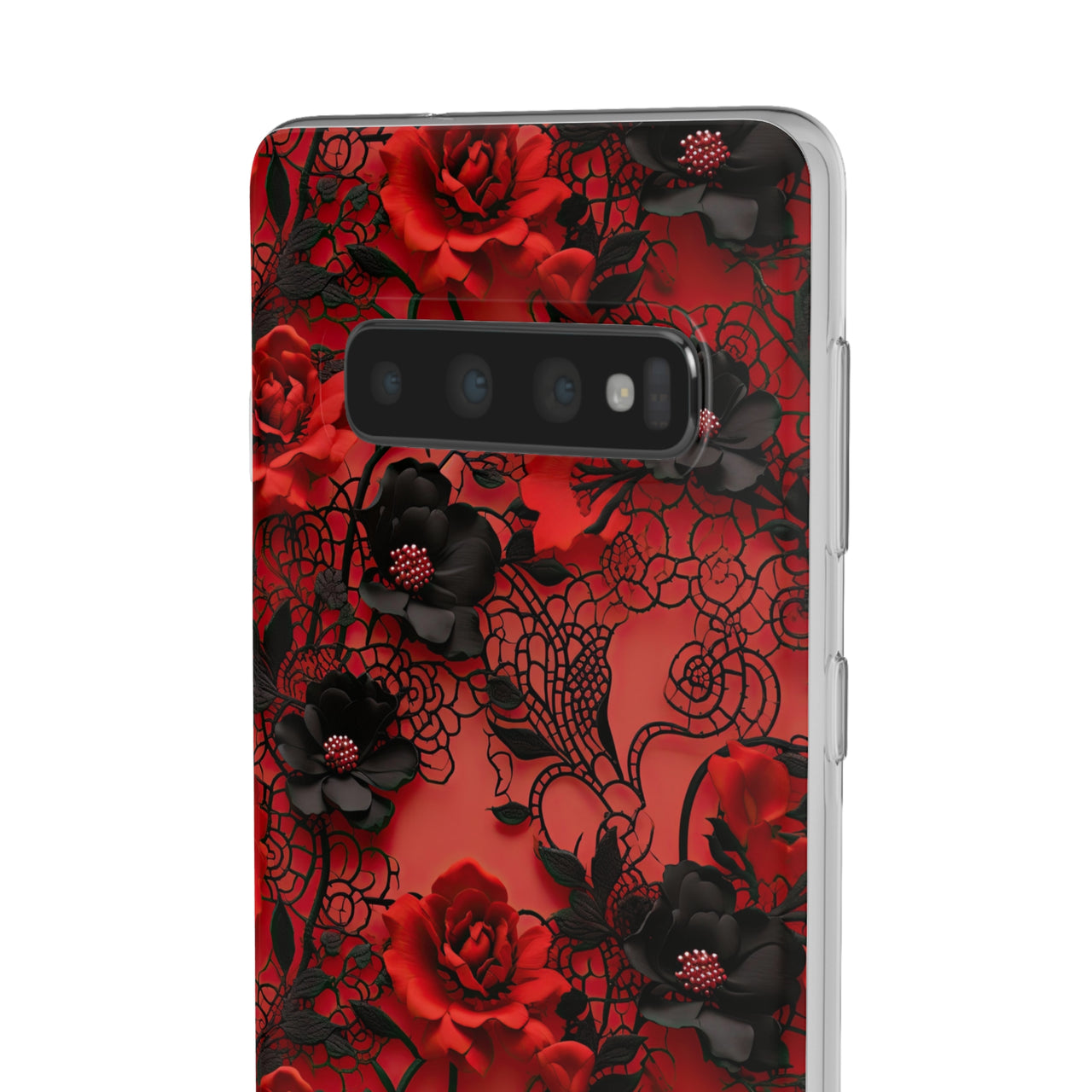 Gothic Rose - Flexi Cases for Samsung Galaxy S10, Samsung Galaxy S10E, & Samsung Galaxy S10 Plus