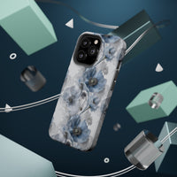 Thumbnail for Himalayan Blue Poppy MagSafe Tough Cases for iPhone 13, iPhone 13 Mini, iPhone 13 Pro, and iPhone 13 Pro Max.