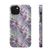 Thumbnail for Purple Sweet Pea MagSafe Tough Cases for iPhone 14, iPhone 14 Pro, iPhone 14 Plus, and iPhone 14 Pro Max