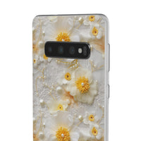 Thumbnail for Yellow and White Floral - Flexi Cases for Samsung Galaxy S10, Samsung Galaxy S10E, & Samsung Galaxy S10 Plus